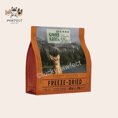 The Giving Ranch Freeze-Dried Cat Food - Duck & Goose