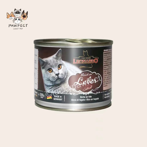 Leonardo Cat Food - Rich in Liver Wet Food Canned (200g)