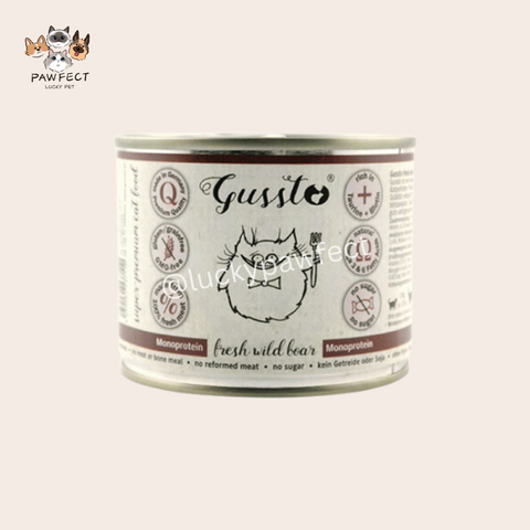 Gussto-Fresh Wild Boar Cat Canned 200g