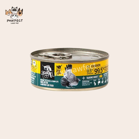 3coty CHICKEN with Spirulina (Baby Kitten & Mother Cat) 80g