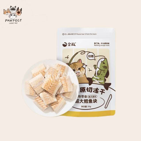 GOLDEN TALES Raw Cut Snacks Freeze Dried-Cod Fillet 35g