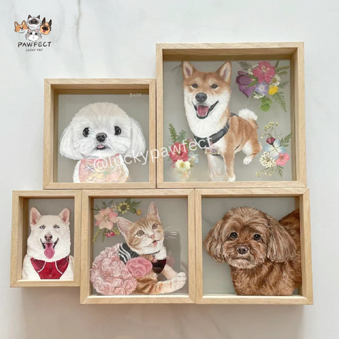 🧊 Pet Custom Glass Painting