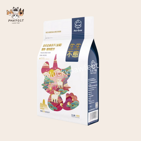 PET-EVER Freeze-Dried Raw Pork Pecipe