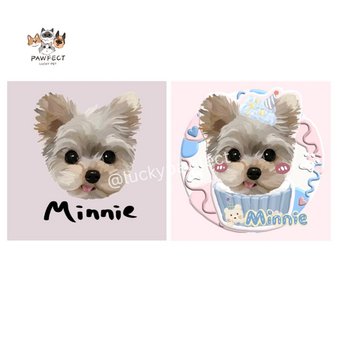 🌟 Custom Pet Portrait Design