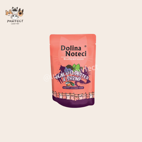 Dolina Noteci Superfood Cat Veal with Lobster and Shrimp