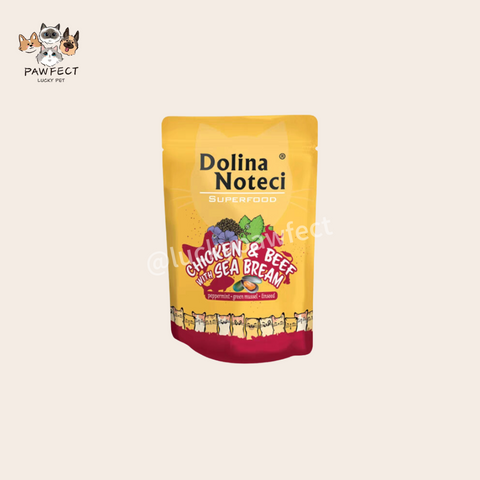 Dolina Noteci Superfood Cat Chicken and Beef with Sea Bream