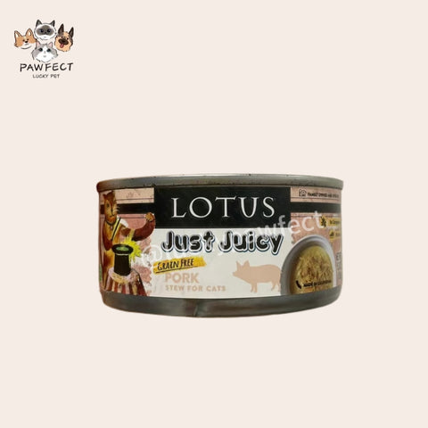 Lotus Just Juicy Pork Stew Canned Food for Adult Cats