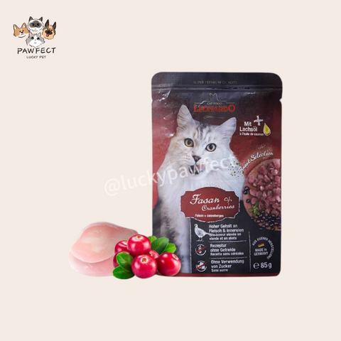 Leonardo®-Adult Cat-Pheasant Cranberry