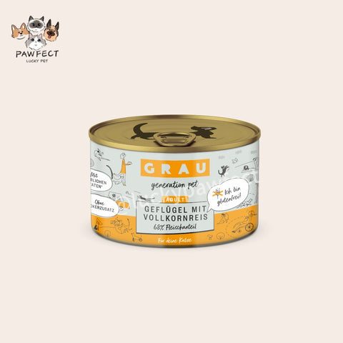 Grau Cat Adult Poultry and Brown Rice