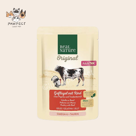 🇩🇪 REAL NATURE Real Nature Original Series Poultry Beef Wet Food 100g