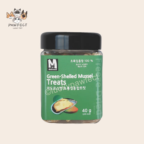 🇰🇷 MATROOS PET Freeze-dried Green Lipped Mussel 40g