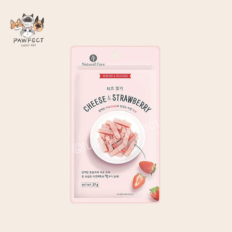 🇰🇷 Natural Core Cheese & Strawberry strips