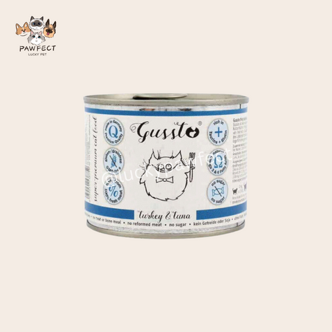 Gussto-Fresh Turkey & Tuna Cat Canned 200g