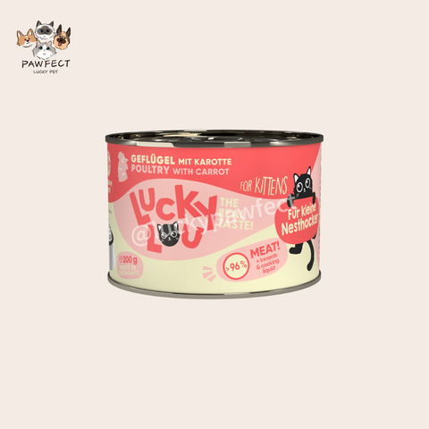 Lucky Lou Lifestage Kitten Poultry 200g