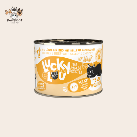 Lucky Lou Lifestage Sterilized Poultry & Beef 200g