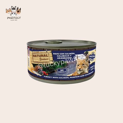 Natural Greatness - Turkey With Salmon Adult Recipe Cat Canned 185g