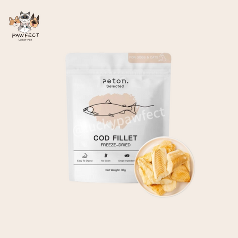 Peton Cod Fillet FREEZE-DRIED