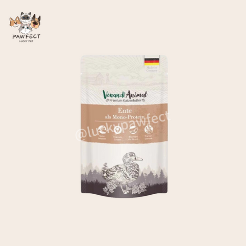 🇩🇪 Venandi Animal Monoprotein Duck wet cat food